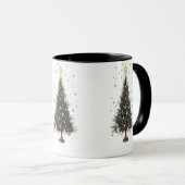 Elegant kerstboom mok (Voorkant rechts)
