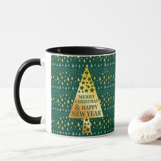 Elegant kerstboom mok (Met donut)