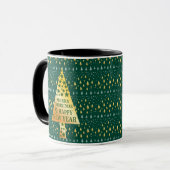Elegant kerstboom mok (Voorkant links)