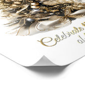 Elegant kerstboom Poster (Hoek)