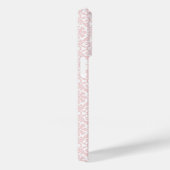 Elegant kerstboom rode gepersonaliseerde sneeuwvlo Case-Mate iPhone case (Achterkant / Rechts)