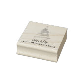 Elegant kerstboom rubberstempel (Stempel)
