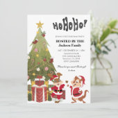Elegant Kerstboom Vakantiefeest - Kaart (Staand voorkant)