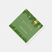 Elegant kerstboomafdelingen, boxen servet (Hoek)