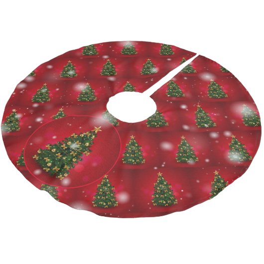 Elegant kerstboomcadeau kerstboom rok (Gekanteld)