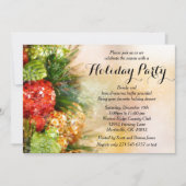 Elegant kerstboomfeest kaart (Voorkant)