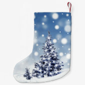 Elegant kerstboomfeest Sneeuwfeest Kleine Kerstsok (Achterkant)