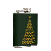 Elegant kerstboomkolf heupfles (Rechts)