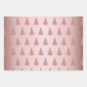 Elegant kerstboompatroon inpakpapier vel (Voorkant)