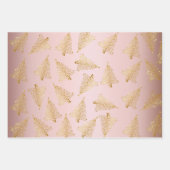Elegant kerstboompatroon inpakpapier vel (Voorkant 2)