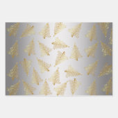 Elegant kerstboompatroon inpakpapier vel (Voorkant)