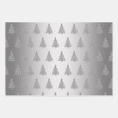 Elegant kerstboompatroon inpakpapier vel (Voorkant 3)