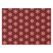 Elegant kerstboomschilfers Pattern Red Tafelkleed (Voorkant (Horizontaal))