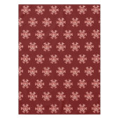 Elegant kerstboomschilfers Pattern Red Tafelkleed (Voorkant)