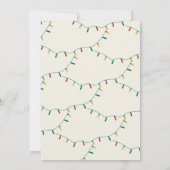 Elegant kerstboomster Prettige feestdagen Kaart (Achterkant)