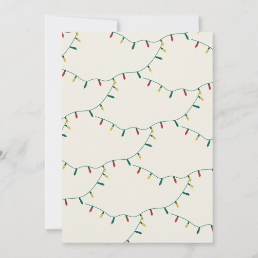 Elegant kerstboomster Prettige feestdagen Kaart (Achterkant)