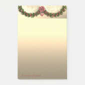 Elegant kerstboomtak - Gepersonaliseerd Post-it® Notes (Voorkant)
