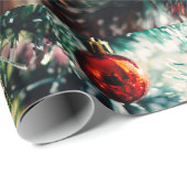 Elegant kerstboomversieringen cadeaupapier (Rol Hoek)