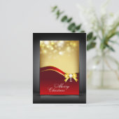 Elegant kerstBriefkaart Feestdagenkaart (Staand voorkant)