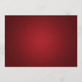 Elegant kerstbruiloft menu Gold Red (Achterkant)