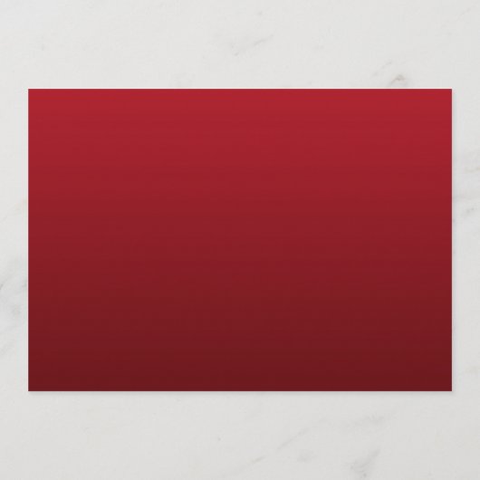 Elegant kerstbruiloft Menu Red Silver (Achterkant)