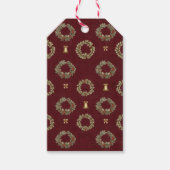 Elegant kerstcadeau cadeaulabel (Voorkant)