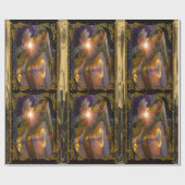 Elegant kerstcadeau cadeaupapier (Vlak)