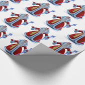 Elegant kerstcadeau inpakpapier (Hoek)