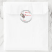 Elegant kerstcadeau label PERSONALISEREN (Tas)