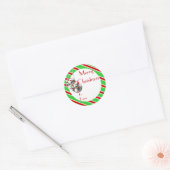 Elegant kerstcadeau label PERSONALISEREN (Envelop)