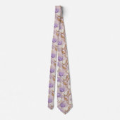 Elegant kerstcadeau voor echtgenoot tulp stropdas (Achterkant)