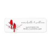 Elegant kerstcadeaulabel etiket (Voorkant)
