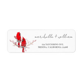 Elegant kerstcadeaulabel etiket