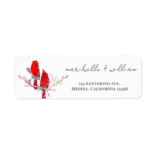 Elegant kerstcadeaulabel etiket (Voorkant)