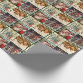 Elegant  kerstcadeaupapier cadeaupapier (Hoek)