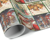 Elegant  kerstcadeaupapier cadeaupapier (Rol Hoek)