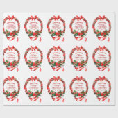 Elegant kerstcadeaupapier cadeaupapier (Vlak)