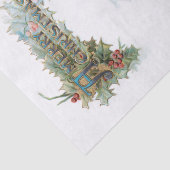 Elegant kerstcadeautjes met Holly & Windmill Tissuepapier (Detail)