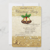 Elegant kerstcellen, glittery, Corporate Party Kaart (Voorkant)