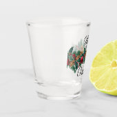Elegant kerstdecoratie ontwerp shot glas (Links)