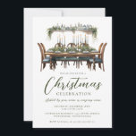 Elegant kerstdiner Corporate/Persoonlijk Kaart<br><div class="desc">Elegant kerstdiner Corporate / Personal Invitation - is de perfecte uitnodiging voor uw kerstdiner / -feest. Elegante waterverf artisticiteit met moderne,  script typografie,  ideaal voor uw bedrijf of persoonlijke kerstfeest / diner.</div>