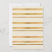 Elegant kerstdiner kaart (Achterkant)