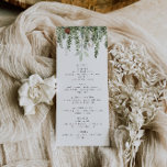 Elegant kerstdiner menu<br><div class="desc">Dit is een elegante menu-sjabloon met prachtige waterverf groenblijvende druppel. Alle bewoordingen en lettertypen zijn bewerkbaar op dit rustieke waterverf groene teken. De enige kleuren die niet bewerkbaar zijn, zijn de kleuren van de waterverf drop // Voor overeenkomende design, zoek EVERGREEN in de Sincerely By Nicole Zazzle winkel. * Als...</div>
