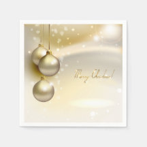 Elegant kerstdiner servetten