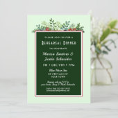 Elegant kerstdiner tijdens de wintervakantie kaart (Staand voorkant)