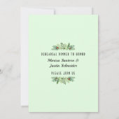 Elegant kerstdiner tijdens de wintervakantie kaart (Achterkant)