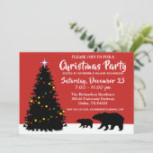 Elegant kerstfeest Beren Kaart (Staand voorkant)