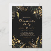 Elegant Kerstfeest Feestelijke Vakantie Groen Kaart (Voorkant)