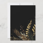 Elegant Kerstfeest Feestelijke Vakantie Groen Kaart (Achterkant)