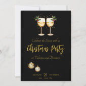 Elegant kerstfeest | Festivistische thuisviering Kaart (Voorkant)